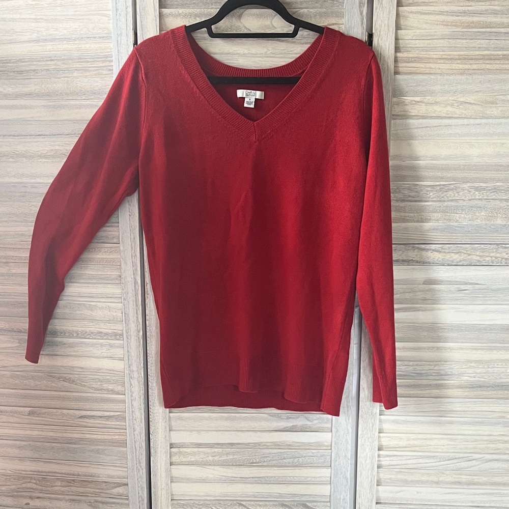 Red Pullover Sweater